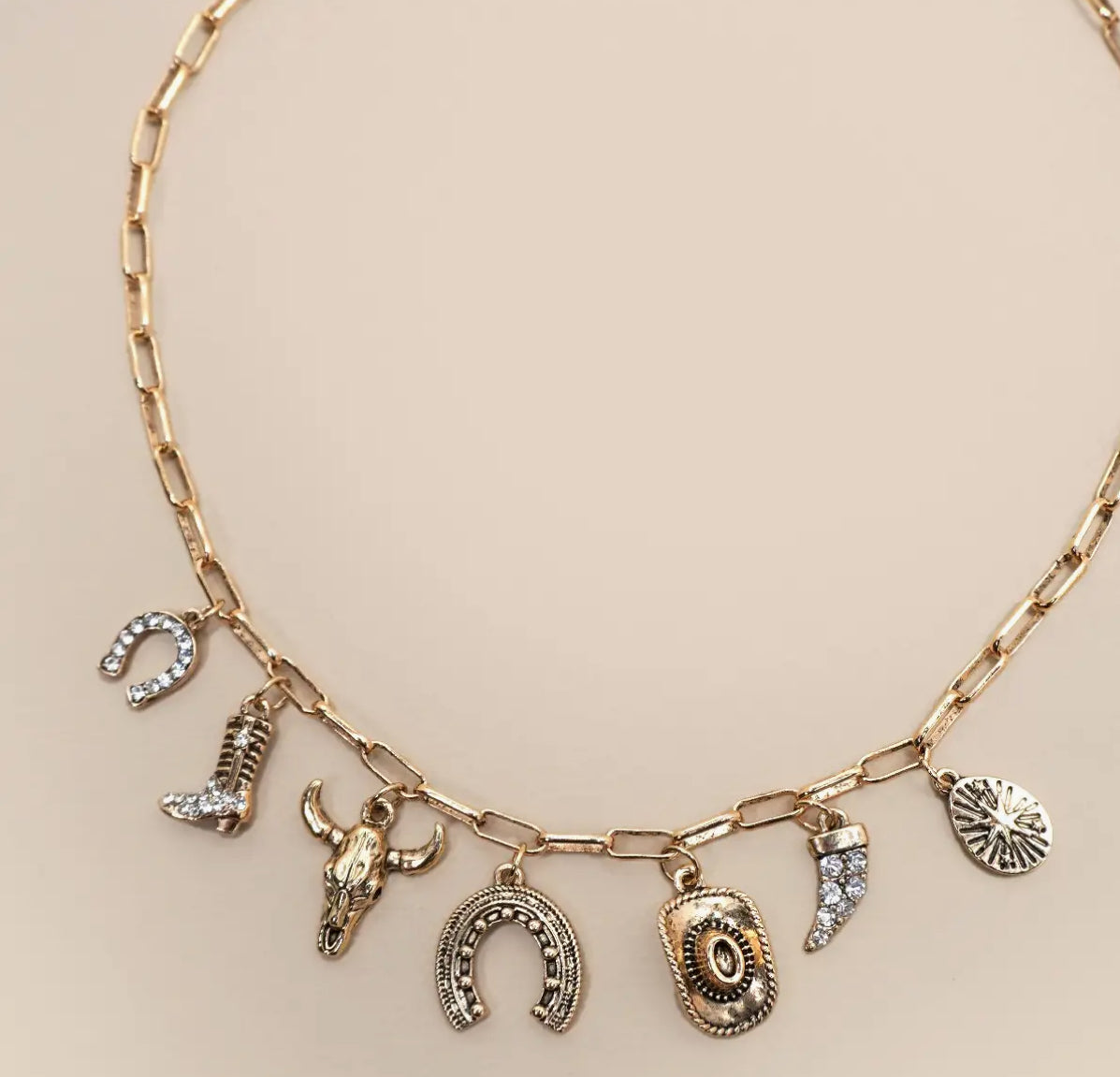 Take me home charm necklace